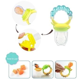【READY STOCK】Baby Fruit Feeder Pacifier Nnipple Silicon Rotatable| Puting Buah Bayi Silikon Boleh Putar | 婴儿辅食水果咬咬乐