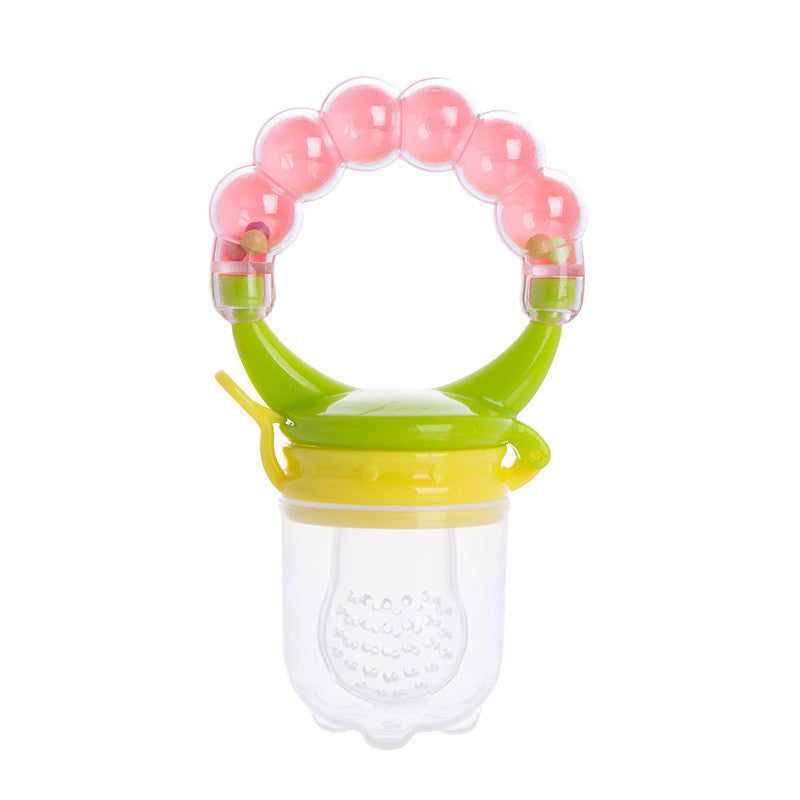 Baby Fruit Feeder Pacifier | Silicone Food Nibbler for Teething | Fruit Sucking Soother | Puting Buah Bayi Boleh Putar 婴儿水果咬咬乐 硅胶辅食 旋转式 磨牙