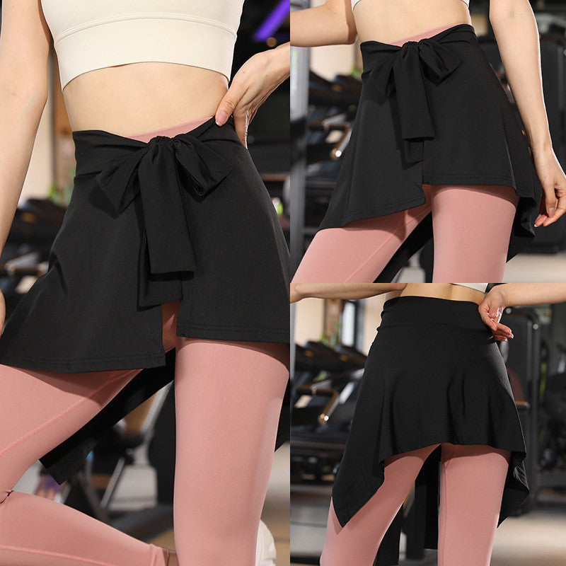 [FIT & CONFIDENT] 运动底气 | 8060 遮臀系带裙：速干透气，告别尴尬线条 Aesthetic Sporty Cover Skirt | Quick-Dry & Confidence Boost