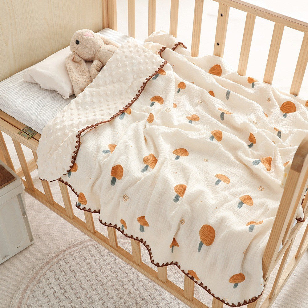 READY STOCK‼️ Newborn Baby Blanket | 100% Cotton | Soft & Skin-Friendly | 100*100cm | 新生儿纯棉盖毯 | 柔软亲肤