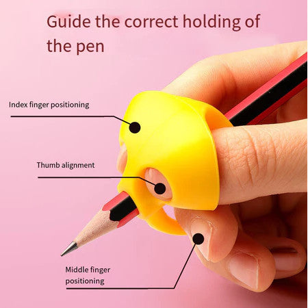 【READY STOCK】Kids Pencil Holder Grip | Silicone Pen Holder | Pemegang Pensel Kanak-Kanak | 儿童握笔器