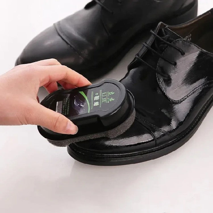 (READYSTOCK) Double Side Shoe Polish Colorless Polishing Sponge Rub Cleaner Wax Applicator Boot Shine Brush 皮鞋鞋油抛光