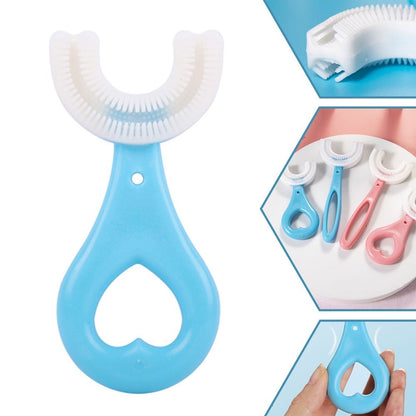 READY STOCK‼️ U-Shape Kids Toothbrush | Soft Silicone Brush for 2-6 / 6-12 Years 儿童U型牙刷 | 软硅胶刷头