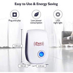 (READY STOCK)Ultrasonic Pest Repeller | Plug-in Electronic Pest Control | Effective Against Cockroach, Rat,   超声波驱虫器