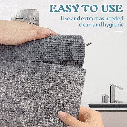 READY STOCK!!! 25PCS Kitchen Versatile Disposable Cleaning Cloth | Durable & Multi-Purpose Wipes 厨房多用途一次性清洁布 | 耐用多功能抹布