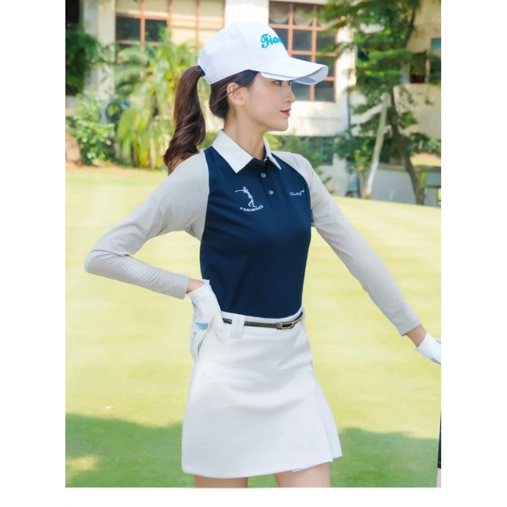【READY STOCK】Ice Silk Golf Sun Protection Shawl – Lightweight Cooling UV-Blocking Shoulder Wrap for Women LS5252 冰丝高尔夫披肩