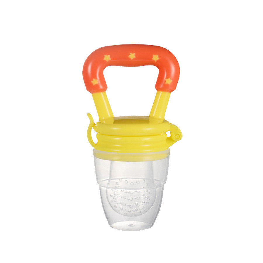 Baby Fruit Feeder Pacifier | Silicone Food Nibbler for Teething | Fruit Sucking Soother | Puting Buah Bayi Boleh Putar 婴儿水果咬咬乐 硅胶辅食 旋转式 磨牙