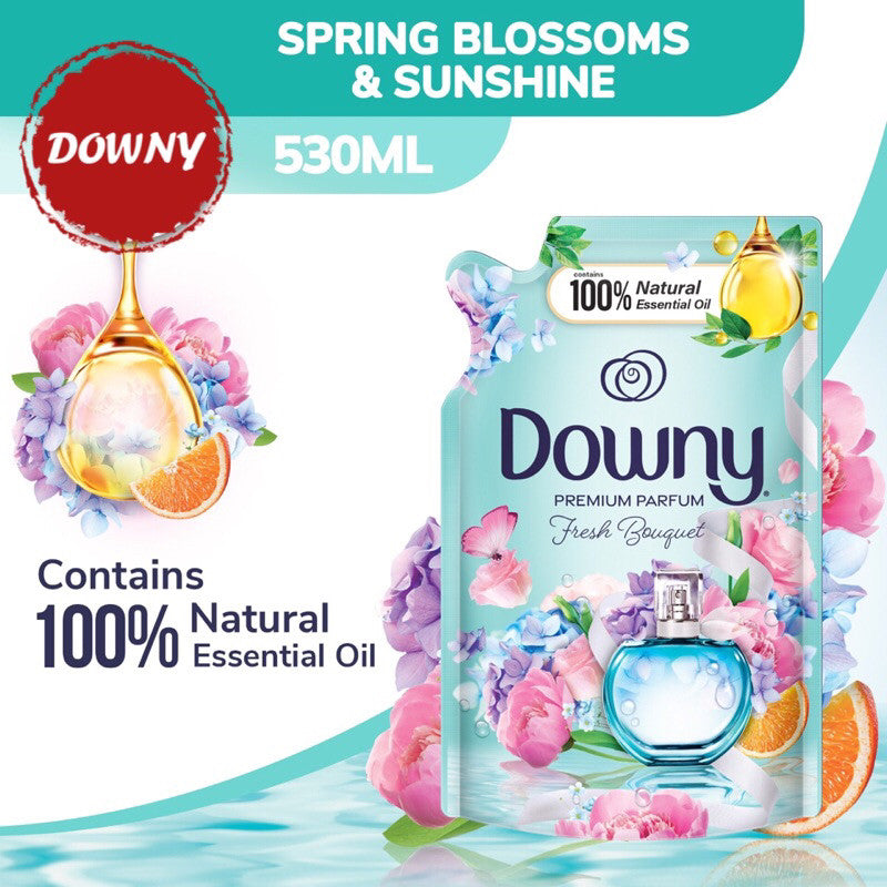 ✅ READY STOCK‼️ Downy Konsentrat Pewangi Pakaian Refill 590ml/530ml | Softener Fabrik Harum Tahan Lama