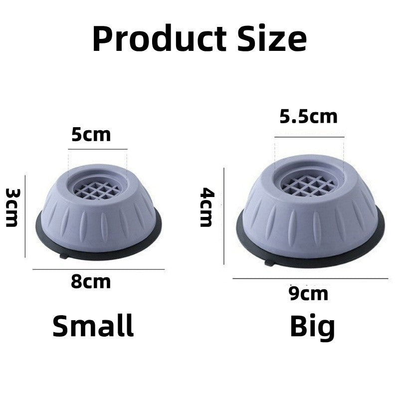 【READY STOCK】1Pcs/4Pcs Washing Machine Base | Universal Fridge & Appliance Base | Anti-Slip Shockproof Stand 洗衣机脚垫