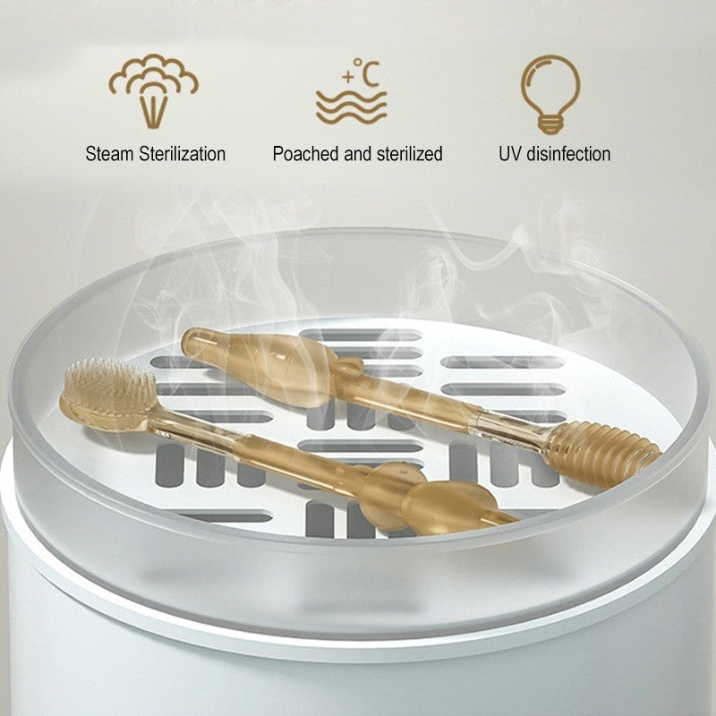 360° Silicone Baby Toothbrush | Soft Tongue Scraper for Newborns | Safe Oral Hygiene Kit | Pembersih Mulut Bayi 婴儿口腔清洁 软毛牙刷 解决奶垢