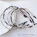 Elegant Pearl Hair Band | Wavy Hair Hoop for Women | Stylish & Comfortable Headwear - HH03 优雅珍珠发箍 女士波浪发带 | 时尚舒适头饰