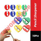 【10-PCS】 Fancy Pencil Sharpener Manual Plastic Basic Pencil Sharpener #Pencil #卷笔刀 #2338 #2339