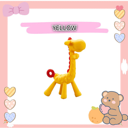 【READY STOCK】Silicone Baby Teether (BPA Free & Soft) | Gigitan Bayi Silikon Selamat | 婴儿硅胶牙胶