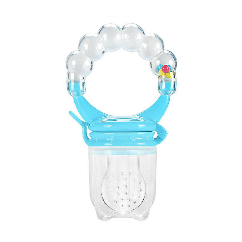Baby Fruit Feeder Pacifier | Silicone Food Nibbler for Teething | Fruit Sucking Soother | Puting Buah Bayi Boleh Putar 婴儿水果咬咬乐 硅胶辅食 旋转式 磨牙
