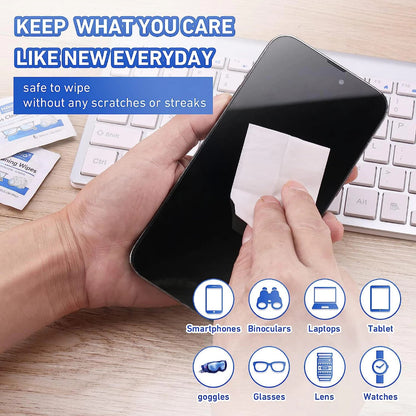READY STOCK!!! Anti-Fog Wipes for Glasses | Lens Cleaning Wipes | Spectacle & Phone Screen Wipes 防雾眼镜湿巾 | 镜片清洁湿巾