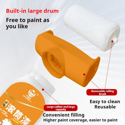 【READY STOCK】Quick Dry White Cream Latex Paint | Self-Roller Wall Repair | Cat Dinding Putih | 白色乳胶墙面修补漆