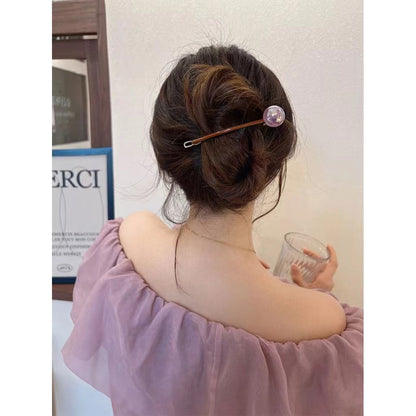 READY STOCK!!!Korean Pearl Hair Clip Hair Pin Hair Accessories Hairpin Hairclip 900 韩国网红ins珍珠发夹抓夹头发夹子后脑勺鲨鱼夹日系边夹发抓