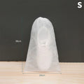 (READYSTOCK) Non Woven Shoe Bags Waterproof Drawstring Storage Bags Travel Storage Bags Dustproof Shoe Bag 无纺布防水鞋袋