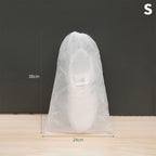 (READYSTOCK) Non Woven Shoe Bags Waterproof Drawstring Storage Bags Travel Storage Bags Dustproof Shoe Bag 无纺布防水鞋袋