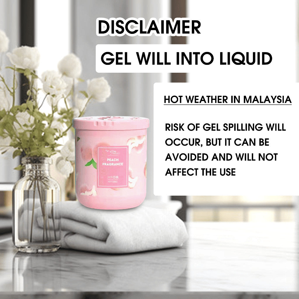 【READY STOCK】Air Freshener Gel Deodorizer 190g | Long-lasting Room Odor Eliminator for Car, Toilet, Home, Office 空气清新香膏