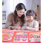 Magnetic Puzzle Book for Toddlers | Educational Learning Book (AJS-002) | Travel Busy Toy & Sensory Game | Mainan Budak 磁性安静书 益智贴纸书 专注力训练 亲子互动