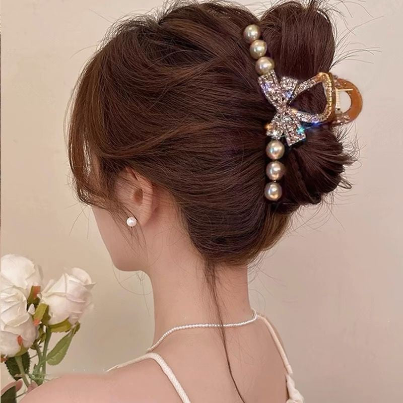 Delicacy Double Sided Butterfly Claw Clip Intersect Sweet Acrylic Hair Clip For Simple Transparent Hair Claw Clips-CSW79