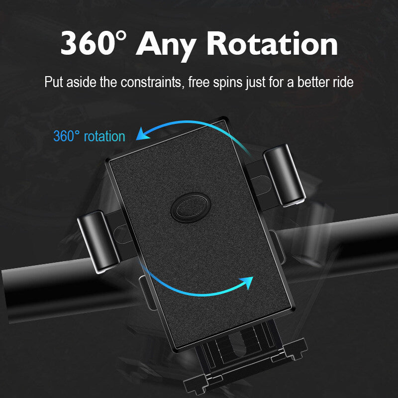 READY STOCK‼️ Motorcycle Phone Holder | 360° Rotation | Side Mirror & Handlebar Mount | 摩托车手机支架 | 360° 旋转 |