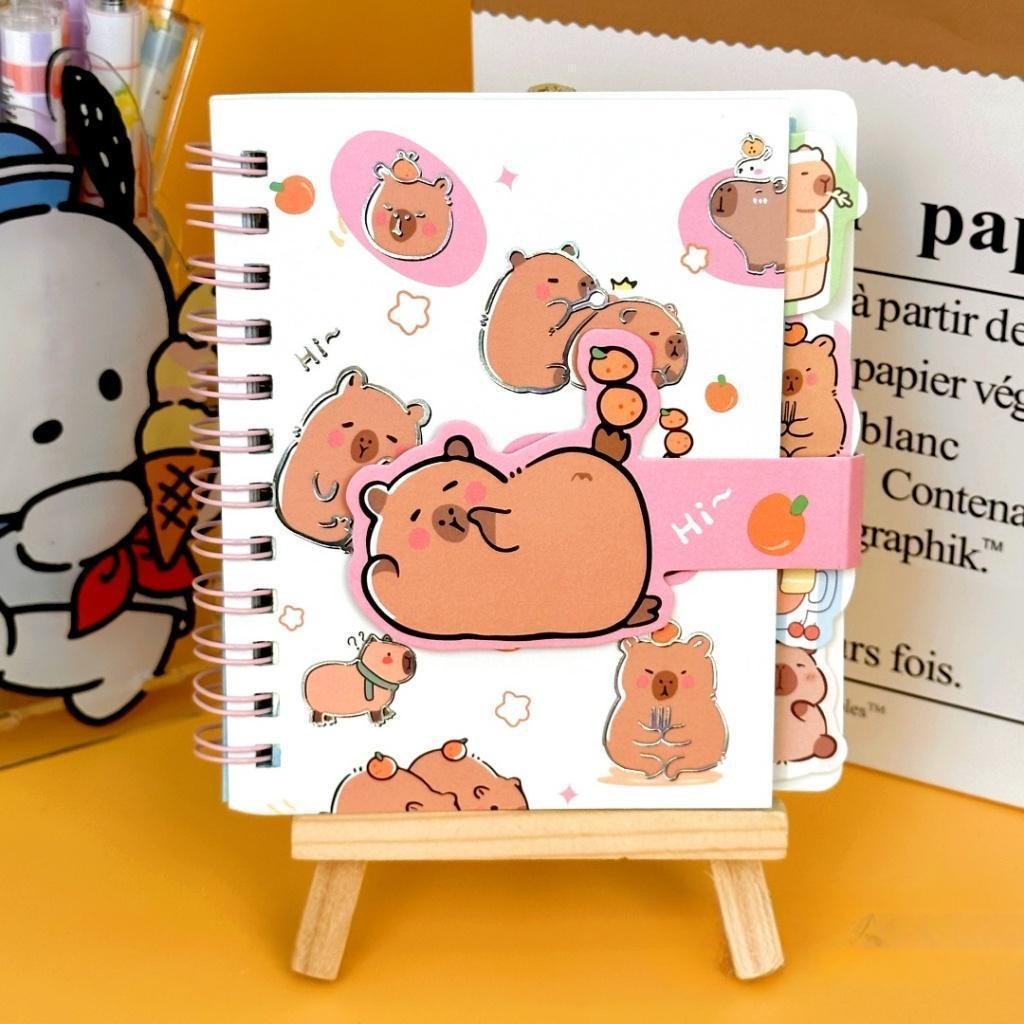 【READY STOCK】Cute Cartoon Portable Notebook | Mini Pocket Journal | Kawaii Stationery for School & Office 可爱卡通记事本