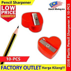 【10-PCS】 Fancy Pencil Sharpener Manual Plastic Basic Pencil Sharpener #Pencil #卷笔刀 #2338 #2339