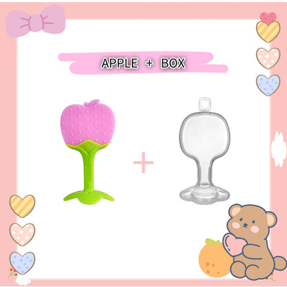 【READY STOCK】Silicone Baby Teether (BPA Free & Soft) | Gigitan Bayi Silikon Selamat | 婴儿硅胶牙胶
