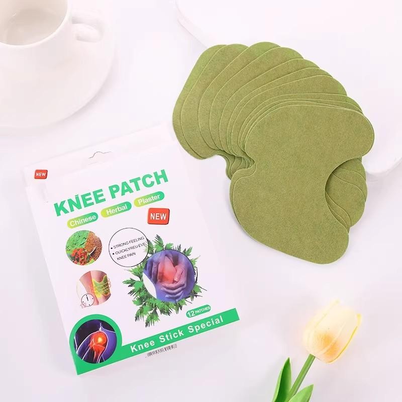 KNEE PAIN PRO | 艾草膝盖贴：热敷理疗、缓解关节痛/炎症 | 曲线设计、服帖持久 | 现货秒发 Herbal Heat Patch for Knee Pain | Arthritis & Joint Inflammation Relief