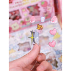 2 Sheets Sanrio Cartoon Stickers | 3D Puffy Decal for Kids & Students | DIY Journal Decoration | Pelekat 3D Kartun Sanrio 三丽鸥立体贴纸 儿童奖励 礼物