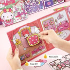 Magnetic Puzzle Book for Toddlers | Educational Learning Book (AJS-002) | Travel Busy Toy & Sensory Game | Mainan Budak 磁性安静书 益智贴纸书 专注力训练 亲子互动