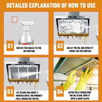 DUER Kitchen Cooktop Cleaner Oil Dirt Detergent Cleaner Multi-Purpose Spray 500ml 厨房油污清洁剂