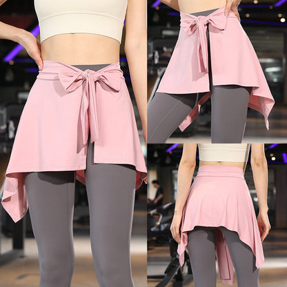 【READY STOCK】Anti-Exposure Towel Wrap for Women | Sports Yoga Cover Skirt | Sporty Quick-Dry Hip Wrap 8060 防走光遮臀巾