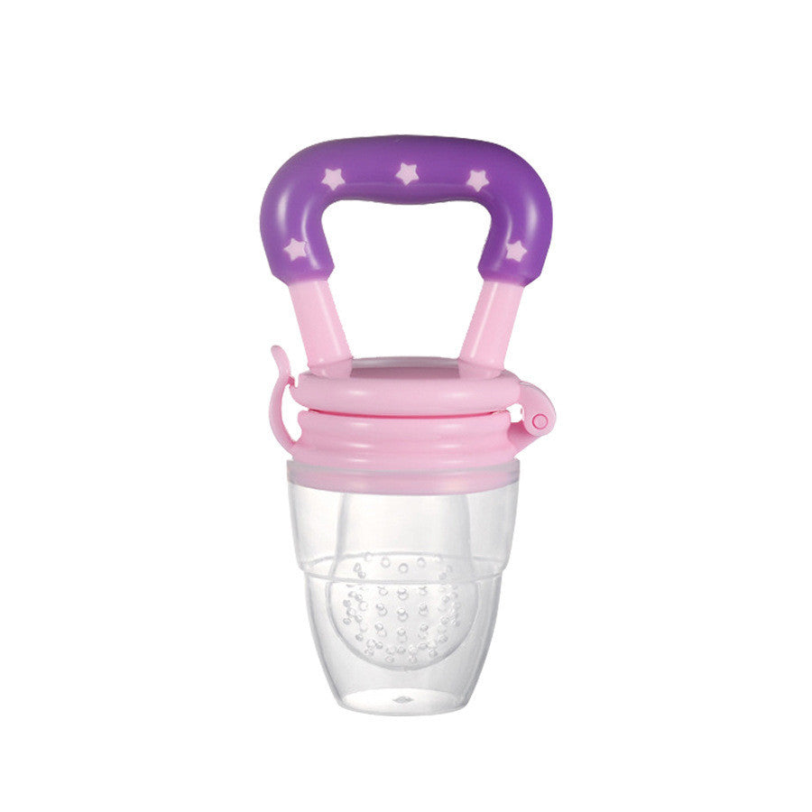 Baby Fruit Feeder Pacifier | Silicone Food Nibbler for Teething | Fruit Sucking Soother | Puting Buah Bayi Boleh Putar 婴儿水果咬咬乐 硅胶辅食 旋转式 磨牙