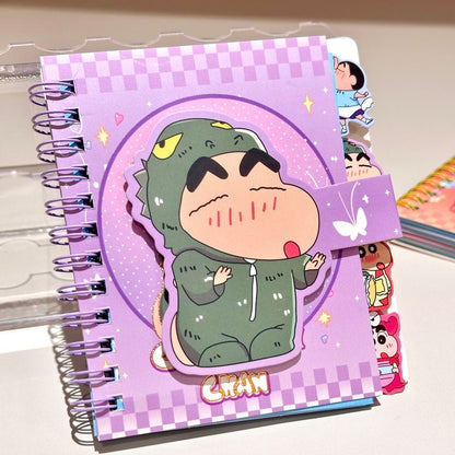 【READY STOCK】Cute Cartoon Portable Notebook | Mini Pocket Journal | Kawaii Stationery for School & Office 可爱卡通记事本