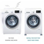 1Pcs/4Pcs Washing Machine Base | Anti-Vibration Foot Pad | Universal Fridge & Furniture Stand | Anti-Slip Shock Absorber 洗衣机脚垫 减震防滑 增高防潮 冰箱底座