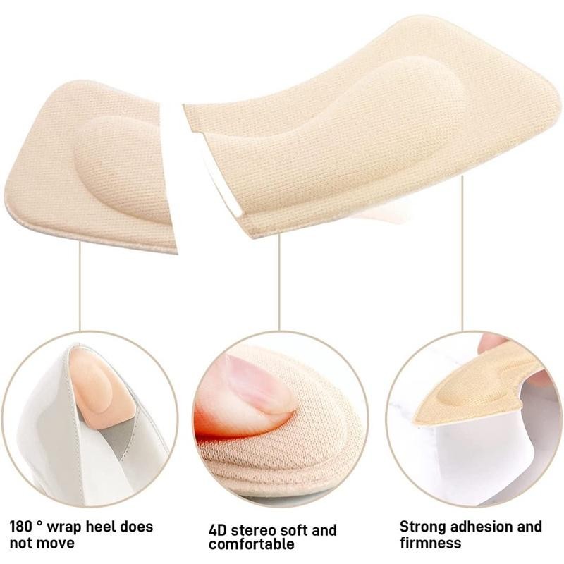 MULTI-FOOTCARE | 后跟贴/鞋头塞/防磨垫：多款可选、解决鞋大磨脚 | 男女通用、高弹舒适 | 现货秒发 Adjustable Heel Pads & Toe Fillers | Multi-Choice Anti-Wear Cushion Inserts