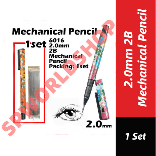 6016 2.0mm 2B Mechanical Pencil / Pensil Khat / Pencil Jawi / Pencil Drawing / Article Pencil