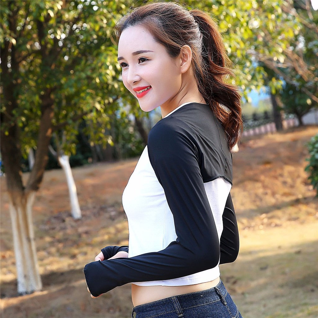 Golf Sunscreen Shawl Sleeves | High-Elasticity UV Shield Shoulder Wrap | Anti-UV Outdoor Sports Bolero LS5252 冰丝凉感防晒衣 户外运动 披肩袖套 骑行高尔夫