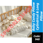 Baby Candy Bolster Pillow Cylindrical Pillow Long Strip Pillow Cute Shape Pillow For 0-2 Years Newborns-940