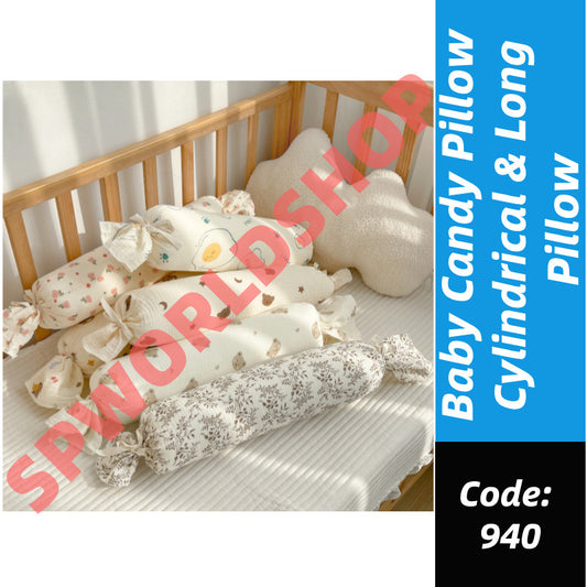 Baby Candy Bolster Pillow Cylindrical Pillow Long Strip Pillow Cute Shape Pillow For 0-2 Years Newborns-940