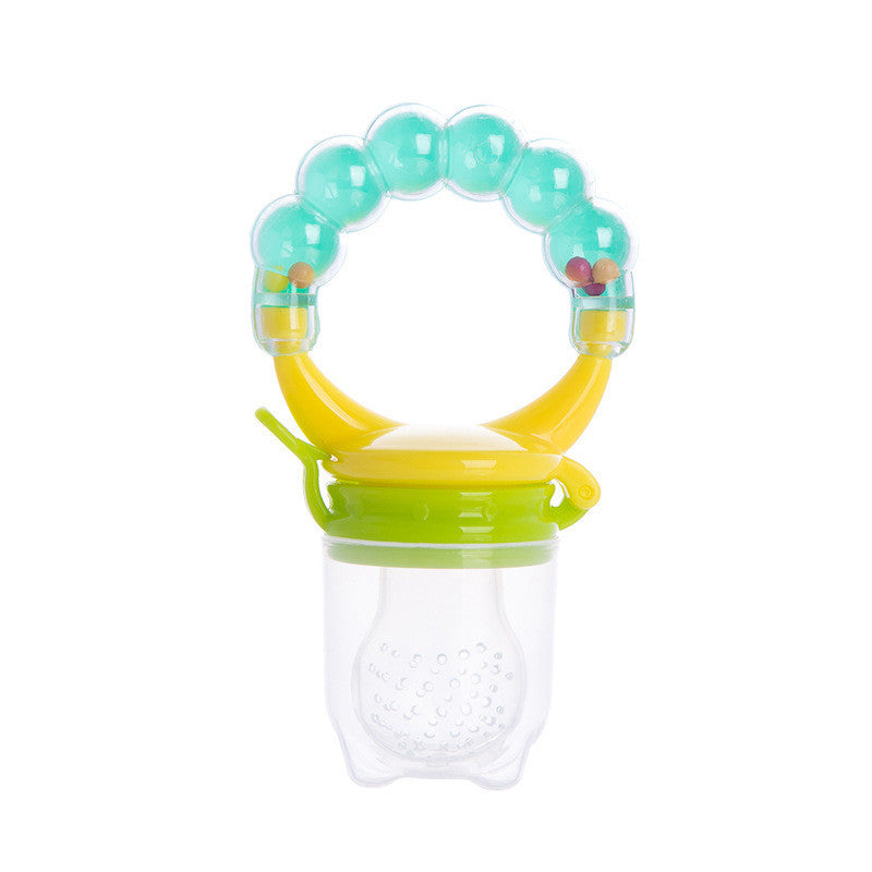Baby Fruit Feeder Pacifier | Silicone Food Nibbler for Teething | Fruit Sucking Soother | Puting Buah Bayi Boleh Putar 婴儿水果咬咬乐 硅胶辅食 旋转式 磨牙