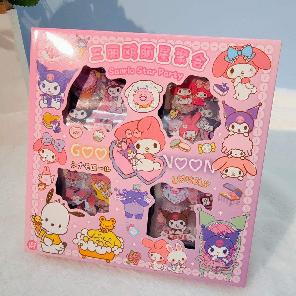 2 Sheets Sanrio Cartoon Stickers | 3D Puffy Decal for Kids & Students | DIY Journal Decoration | Pelekat 3D Kartun Sanrio 三丽鸥立体贴纸 儿童奖励 礼物