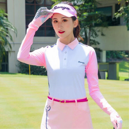 【READY STOCK】Ice Silk Golf Sun Protection Shawl – Lightweight Cooling UV-Blocking Shoulder Wrap for Women LS5252 冰丝高尔夫披肩