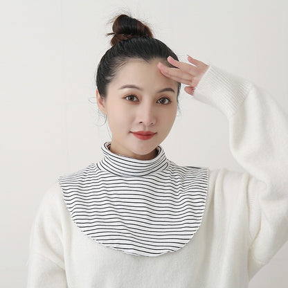 【READY STOCK】Women's High Neck False Collar – Stylish Layered Look for Sweaters, Blouses & Dresses FN08 女款高领假领子
