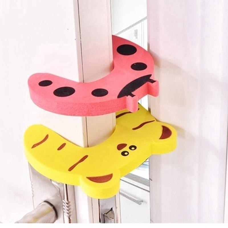 Safety Door Stopper (C0D1) | Anti-Finger Pinch Guard | Cartoon Foam Door Wedge Protector | Penyekat Pintu Bayi 宝宝安全门塞 防夹手 门卡 泡沫门挡