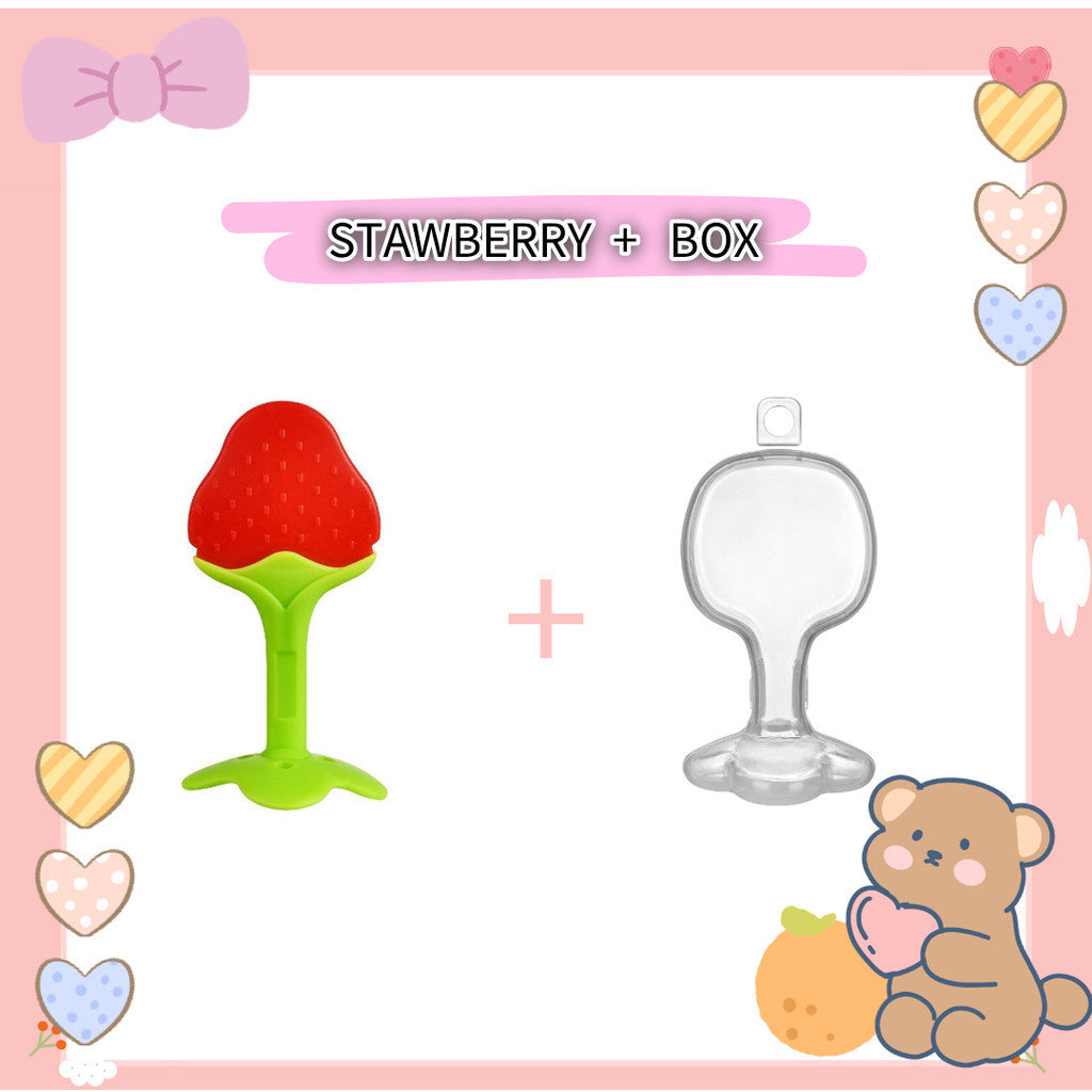 【BPA-FREE】Silicone Baby Teether (Soft & Safe) | Infant Teething Toy for Gum Relief | Gigitan Bayi Silikon Selamat 婴儿硅胶牙胶 磨牙棒 缓解牙龈酸痛