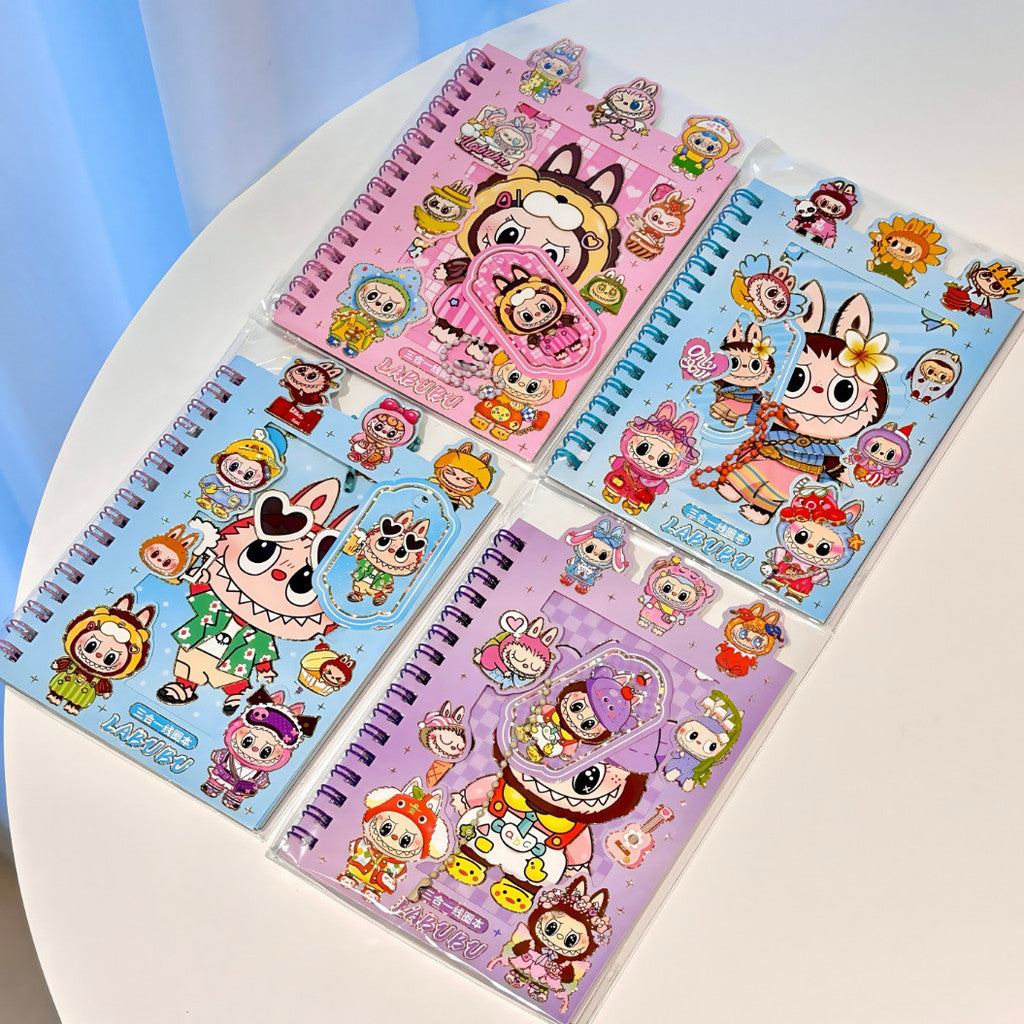 Cute Cartoon Portable Notebook | Mini Pocket Journal for Students | Small Memo Pad School & Office Supplies 可爱卡通记事本 迷你口袋本 随身笔记